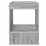 vidaXL Table d'appoint Gris Sonoma 40 x 40 x 56 cm Bois d'ingénierie