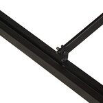 vidaXL Table basse multicolore 100x100x35 cm bois récupération massif