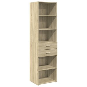 vidaXL Buffet haut chêne sonoma 50x42 5x185 cm bois d'ingénierie