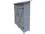 Armoire de jardin "Espacio" - 140 x 49 x 162 cm - Anthracite