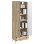 vidaXL Ensemble de Meubles 2 Pièces Chêne Sonoma Bois d'ingénierie