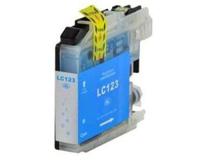 Brother LC-123 Jet d'Encre Cyan Haute Capacité Compatible