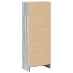 vidaXL Bibliothèque sonoma gris 40x24x109 cm bois d'ingénierie