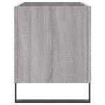 vidaXL Armoire à disques sonoma gris 74 5x38x48 cm bois d'ingénierie
