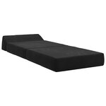 vidaXL Canapé-lit pliable Noir 60 x 70 x 41 cm Tissu