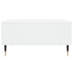 vidaXL Table basse blanc 60x60x30 cm bois d'ingénierie