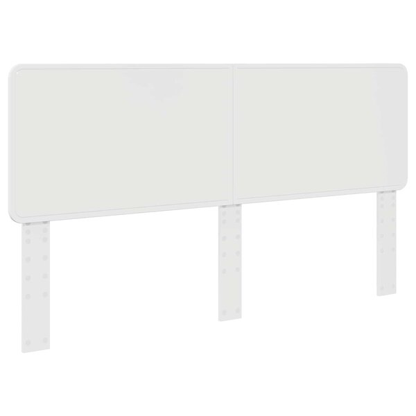vidaXL Tête de lit Blanc 180 cm Bois d'ingénierie