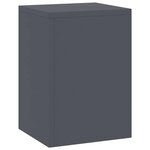 vidaXL Support de Plante 2 Pièces Anthracite 24 x 24 x 35 cm Acier