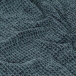 vidaXL Couverture en coton 125 x 150 cm Bleu indigo