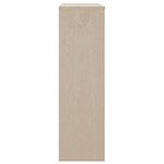 vidaXL Dessus de buffet HAMAR Marron miel 90x30x100 cm Bois de pin
