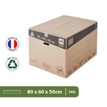 Cartons déménagement XXL 240L (80 x 60 x 50 cm) et adhésifs offerts
