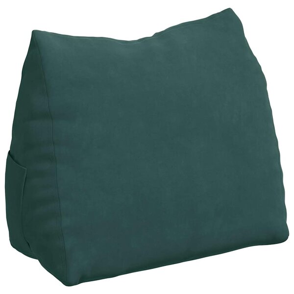 vidaXL Coussin de Dos Vert foncé 60 x 20 x 50 cm