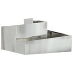 vidaXL Pot 80x80x50 cm Acier galvanisé