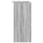 vidaXL Bureau de réception sonoma gris 100x50x103 5 cm bois ingénierie