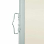 vidaXL Auvent latéral rétractable 140 x 300 cm Blanc cassé