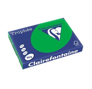 Ramette 500 Feuilles Papier 80g A3 420x297 mm vert billard TROPHÉE
