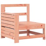 vidaXL Canapé de jardin accoudoir avec table d'appoint massif douglas
