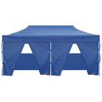 vidaXL Tente de fête Bleu 291 x 580 x 315 cm Tissu Oxford