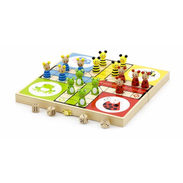 Jeu de société Viga 50064 Ludo (Petits Chevaux)