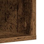 vidaXL Armoire à chaussures vieux bois 54x34x183 cm bois ingénierie