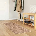 vidaXL Coureur de Tapis MARSA Jaune 50 x 100 cm Polyester et PVC