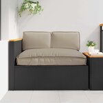 vidaXL Set de coussins de palette 3 Pièces Taupe 120 x 80 x 12 cm