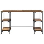 vidaXL Bureau Bois Ancien 140 x 50 x 75 cm Bois d'ingénierie