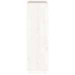 vidaXL Buffet Blanc 110 5x35x117 cm Bois massif de pin