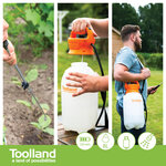 Pulvérisateur à pression Toolland  pulvérisateur à pression 8 L  pulvérisateur à pression rechargeable  buse de pulvérisation réglable et bandoulière  pulvérisateur électrique pour plantes  pavés