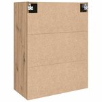 vidaXL Meuble mural Marron 69 5 x 34 x 90 cm Bois d'ingénierie