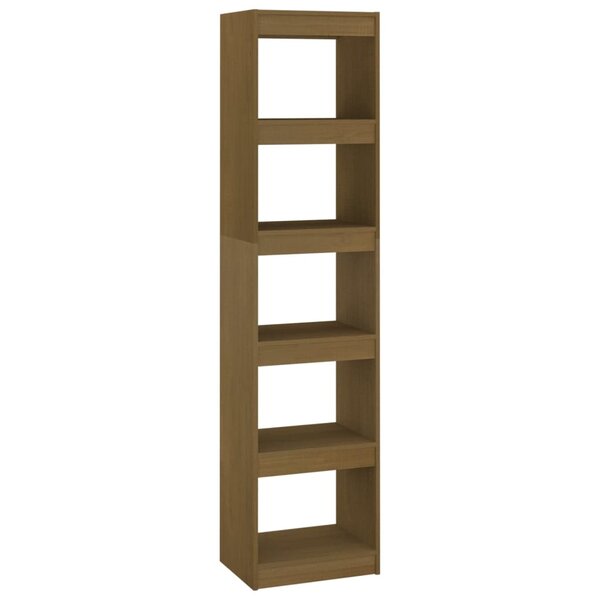 vidaXL Bibliothèque/Séparateur de pièce Marron miel 40x30x167 5 cm Pin
