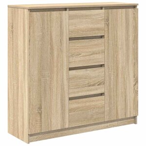 vidaXL Buffet et tiroirs chêne sonoma 100 5x35x98 5 cm bois ingénierie