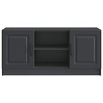 vidaXL Meuble TV Noir 102 x 34 5 x 47 cm Bois d'ingénierie