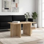 vidaXL Table basse Chêne Sonoma 87 x 50 x 45 cm Bois d’ingénierie