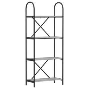 vidaXL Étagère Sonoma gris 60 x 30 x 146 cm Bois d'ingénierie