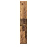 vidaXL Meuble de salle de bain haut Bois ancien 31.5 x 33 x 190 cm