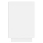 vidaXL Buffet blanc 102x35x55 cm bois d'ingénierie