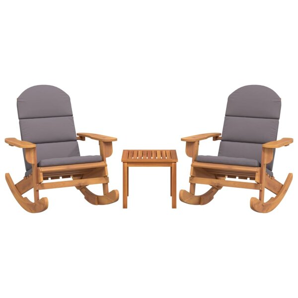 Ensemble de Salon de jardin meuble d'extérieur ensemble de mobilier adirondack 3 pièces bois acacia solide 02_0014214
