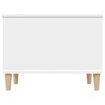vidaXL Table basse Blanc 60x44 5x45 cm Bois d'ingénierie