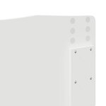 vidaXL Tête de lit Blanc Brillant 200 cm Bois d'ingénierie