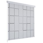 vidaXL Store roulant de douche 140x240 cm Carré