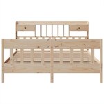 vidaXL Cadre de lit sans matelas 180x200 cm bois massif de pin