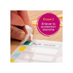 Sachet de 24 étiquettes plastifiées basiques couleurs assories AVERY