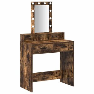 vidaXL Table de Toilette Marron 79 x 41 x 140 cm Bois d'ingénierie