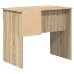 vidaXL Bureau Chêne Sonoma 90 x 49 x 75 cm Bois d'ingénierie