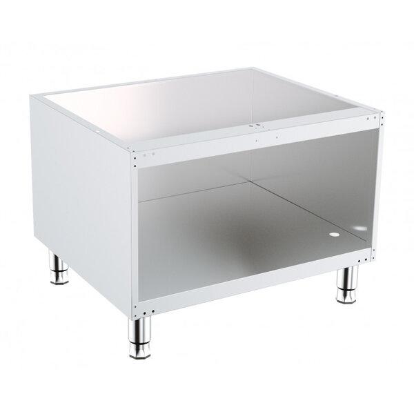 Soubassement ouvert inox sur pieds - profondeur 700 - combisteel -  - inox 800x700x600mm