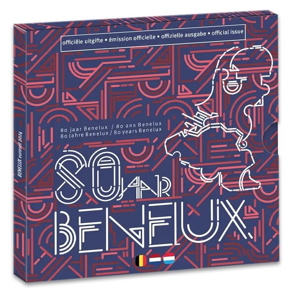 Coffret série euro BU Benelux 2024 (80 ans du Benelux)