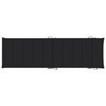 vidaXL Chaises longues lot de 2 avec table et coussins Acacia solide