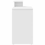 vidaXL Bureau avec tiroir Blanc 120 5 x 44 x 88 5 cm Bois d'ingénierie