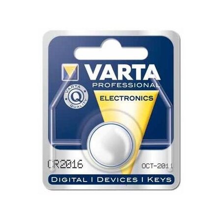 Pile bouton lithium 'electronics' cr2016 3 volt varta - La Poste